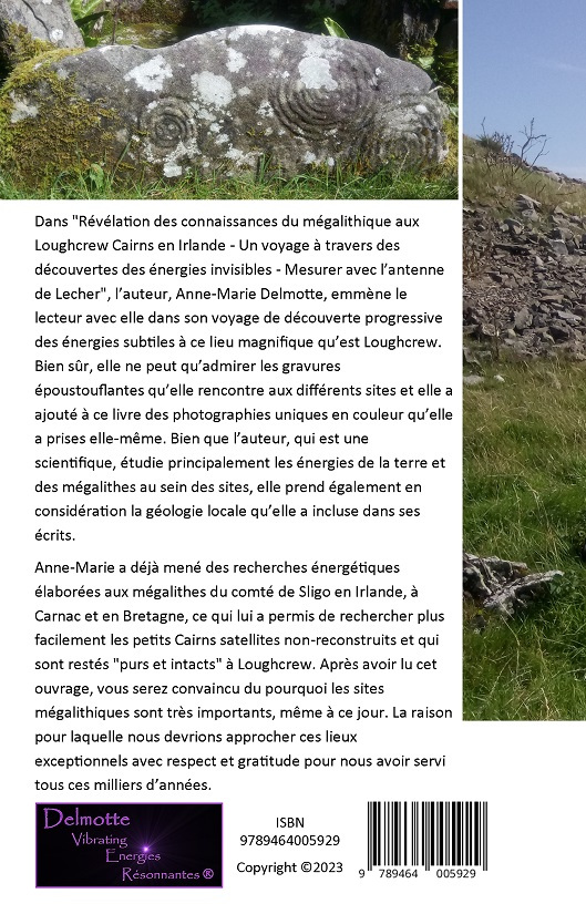 Couverture arrière livre Revelation des connaissances du megalithique mesurer avec antenne lechere